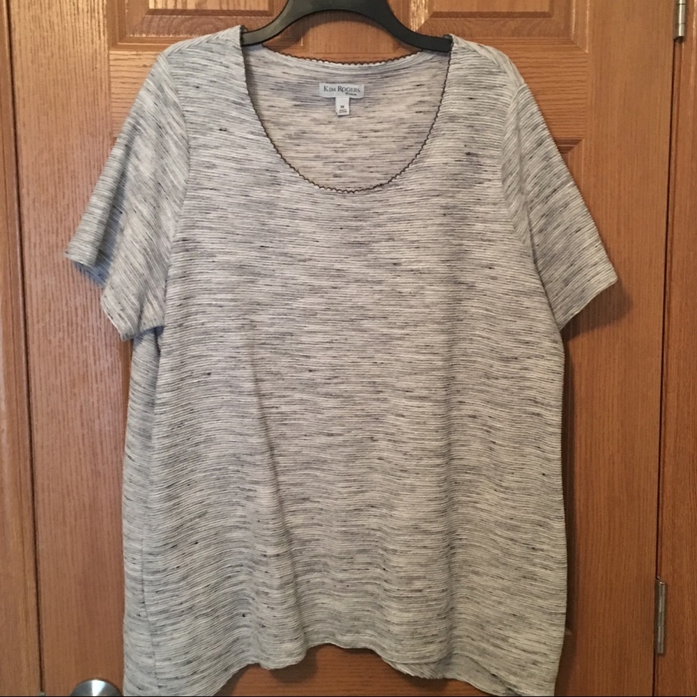 Kim Rogers Plus-size short-sleeve shirt
